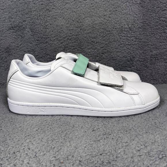 Puma Other - Puma x Dp Match Strap Mens Size 12 Sneakers Shoes White Gossamer Leather RARE